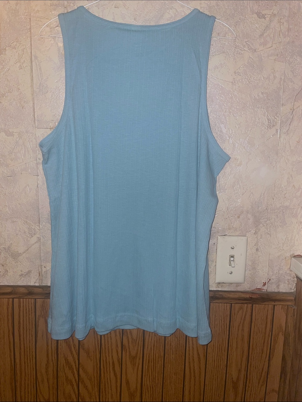 Blue & yellow old navy ribbed tank tops (XL)tall - Picture 3 of 8